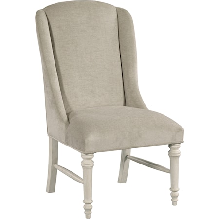 Parlor Upholstered Wing Back Chair