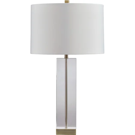 Teelsen Clear/Gold Finish Table Lamp
