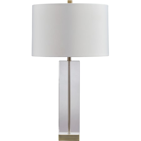 Teelsen Clear/Gold Finish Table Lamp