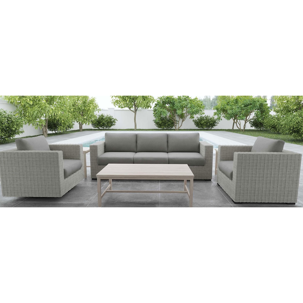 Steve Silver Blakley 4-Piece Outdoor Seating Set