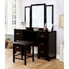 Furniture of America - FOA Enrico Vanity with Stool