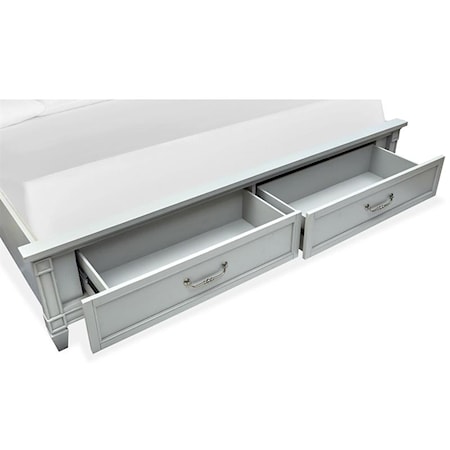 Complete King Panel Storage Bed