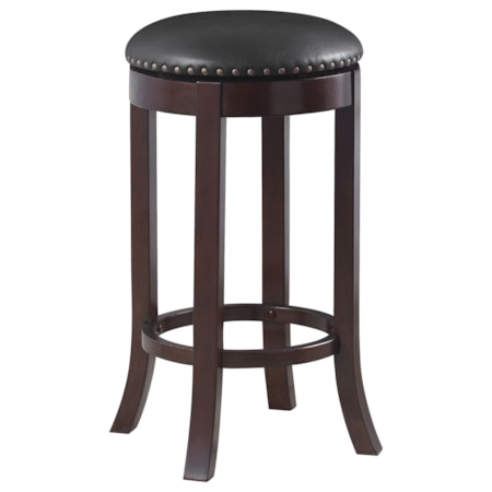 Aboushi Backless Swivel Bar Stool