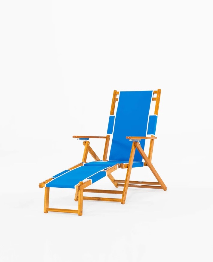 Oakwood Beach Lounger w/Detachable Footrest