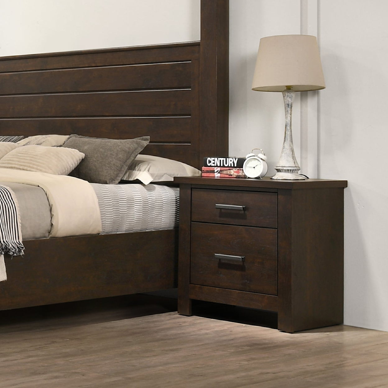 Lifestyle Mason Dark Brown Nightstand