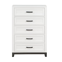 Transitional 5-Drawer Bedroom Chest