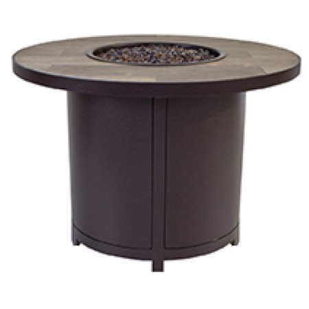 36" Rd. Chat-Height Firepit w/Elec. Ignition