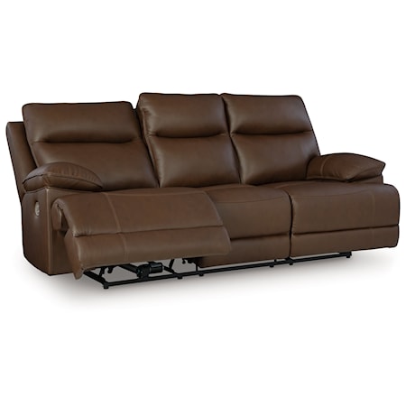 Pwr Rec Sofa with Adj Headrests