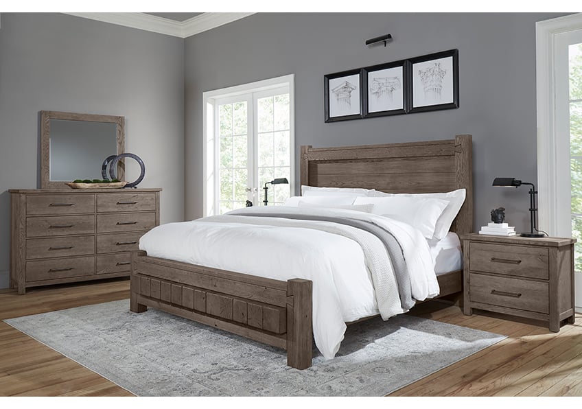 Vaughan Bassett Dovetail California King Low Profile Bed