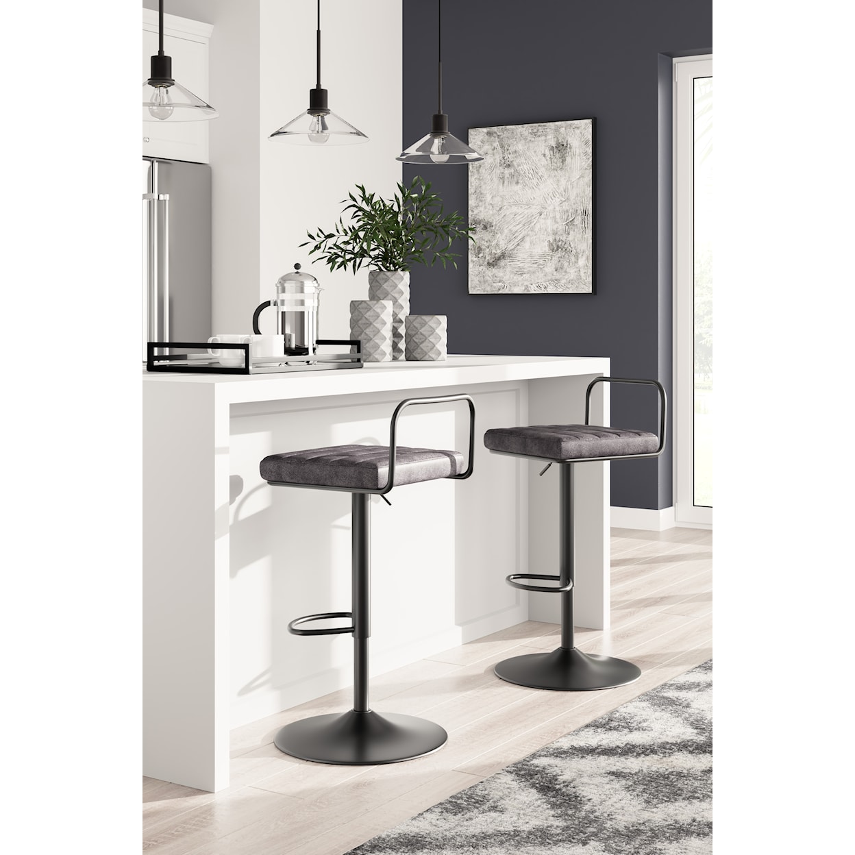 Signature Design by Ashley Furniture Strumford Bar Height Bar Stool