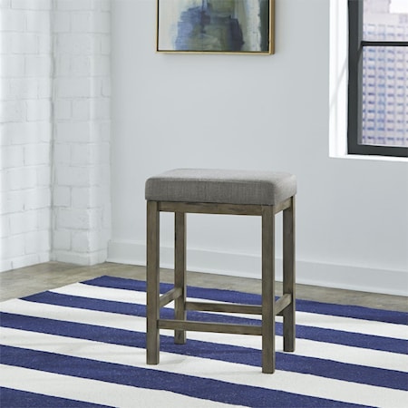 Upholstered Console Stool