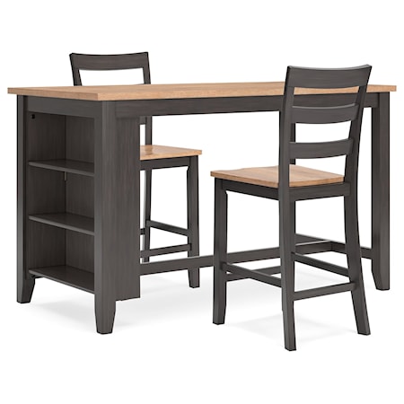 3-Piece Counter Height Dining Set