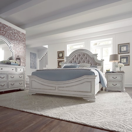 4-Piece Upholstered Queen Bedroom Group