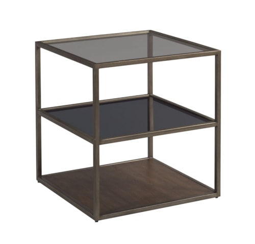 Contemporary Square End Table