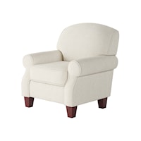 Accent Chair with Rolled Arms