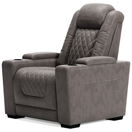 Power Recliner w/ Adj Headrest