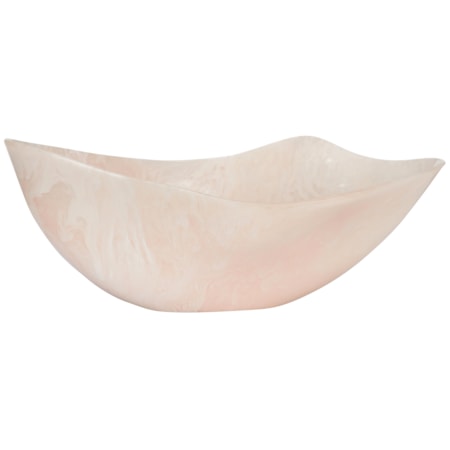 Bucolic Oval Bowl - Pink (Lg)