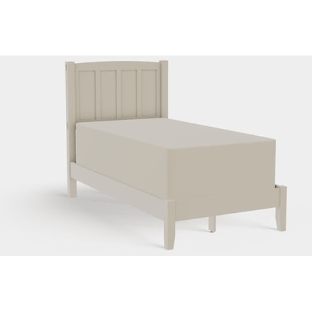 American Craftsman Twin XL Panel Bed with Low Rails
