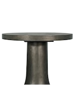 Magnussen Home Bosley Occasional Tables Mid-Century Modern 1-Drawer Round End Table