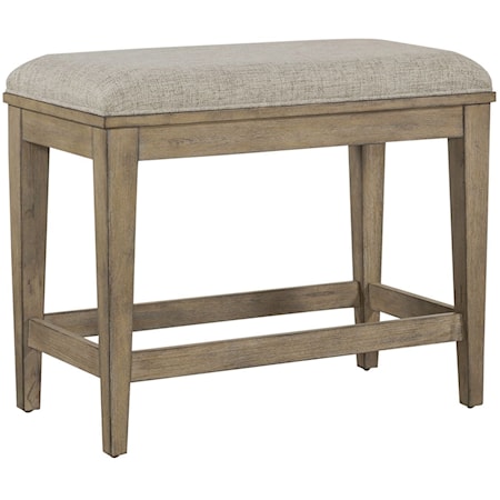 Global Upholstered Console Stool