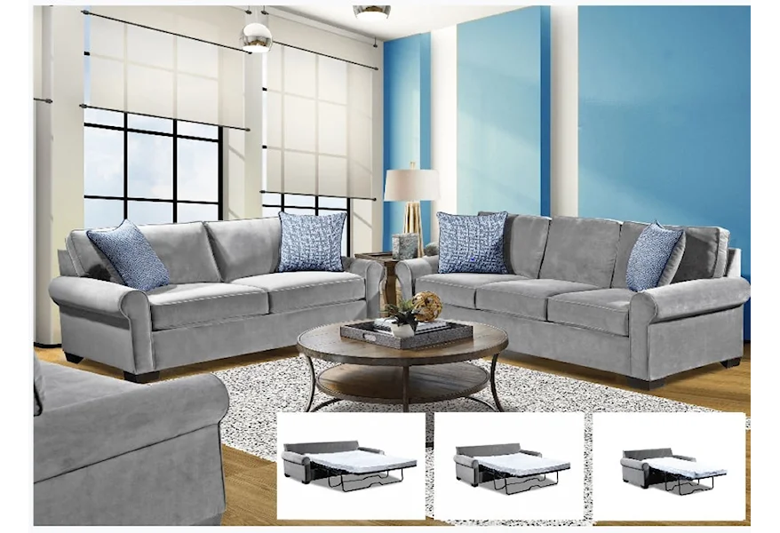 1010 Meridian Twin Sleeper Sofa by Behold Home at Furniture and More