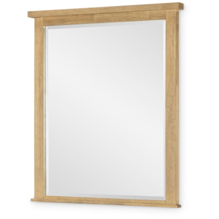 Mirror Natural Hickory Finish