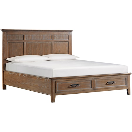 King Storage Bed