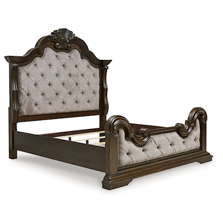 California King Upholstered Bed