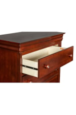 New Classic Versaille Traditional Drawer Chest with Lift Top