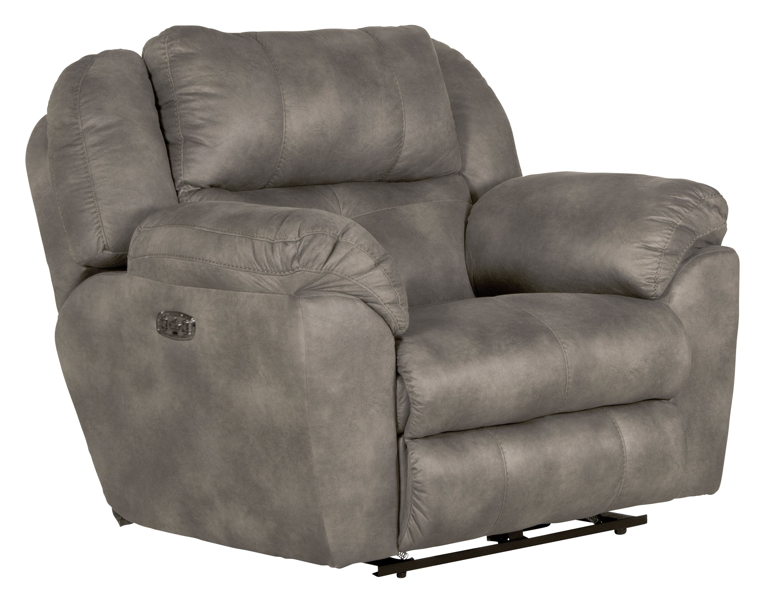 Power Headrest Lay Flat Recliner w/ Lumbar