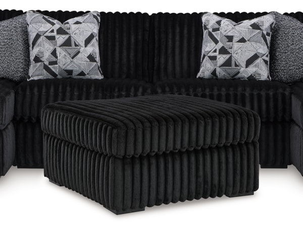 Sectional With Double Chaise And Ottoman