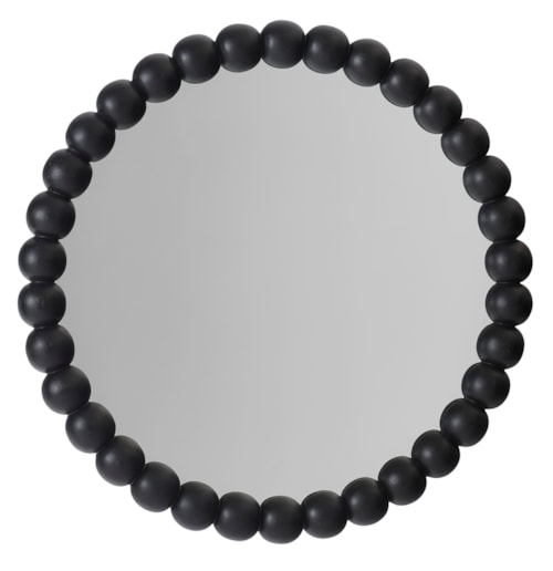Transitional Bobbin Wall Mirror