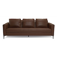 Sherbrook Mid-Century Modern Sofa with Splayed Legs