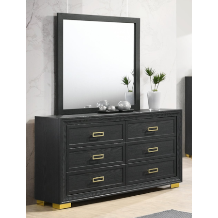 Dresser &amp; Mirror Set