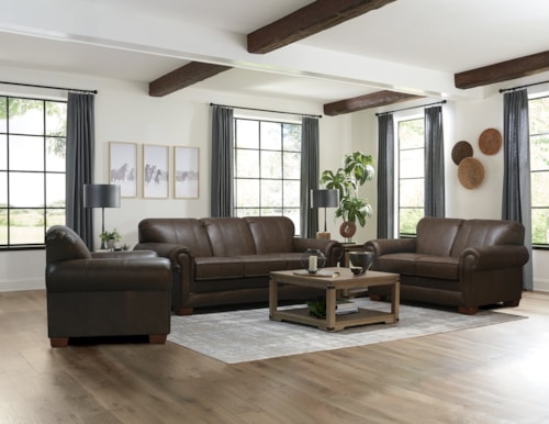 Casual 3-Piece Living Room Set