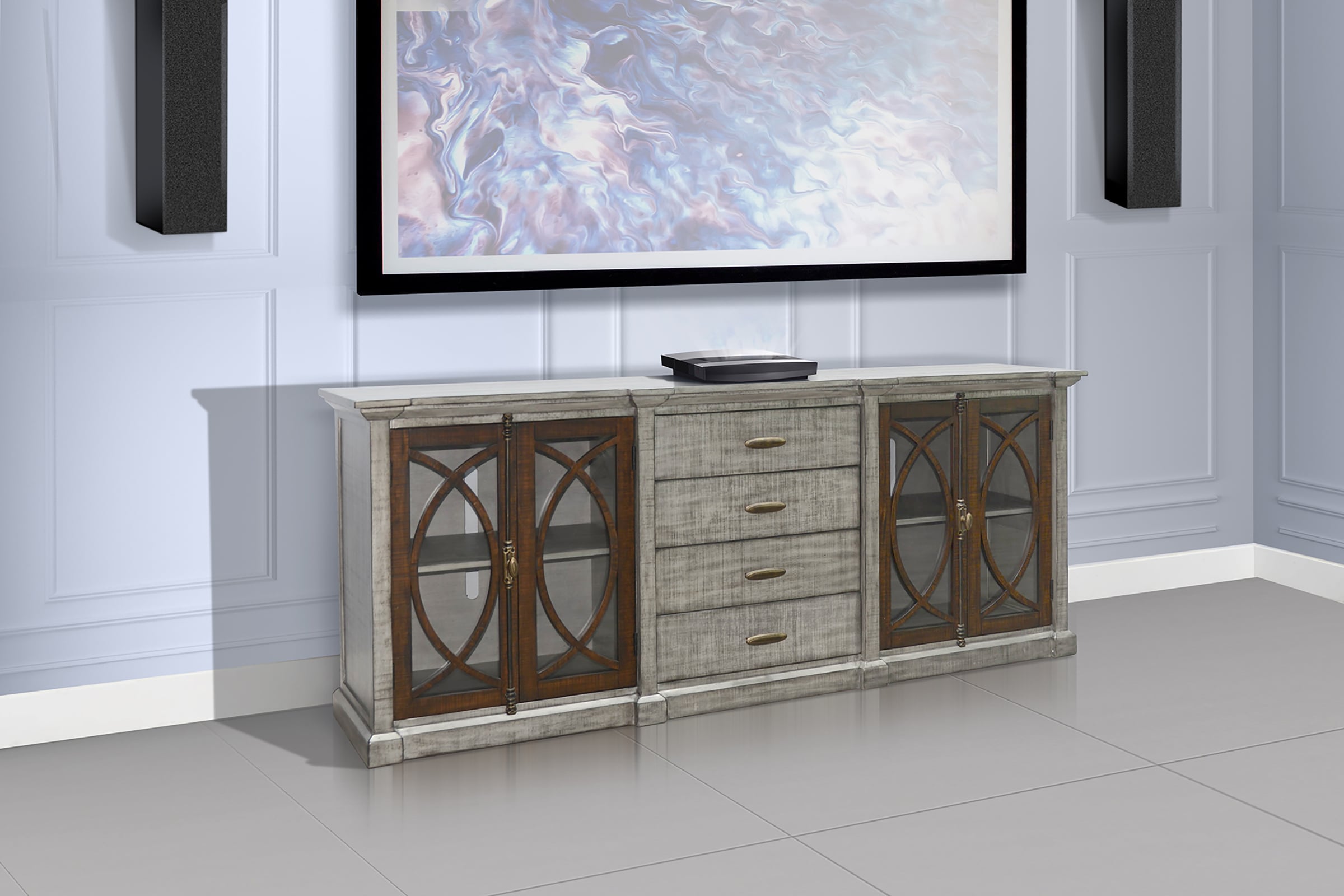 90” Media Console