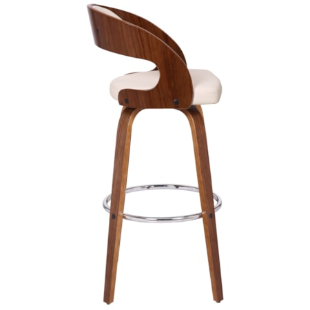 30&quot; Upholstered Bar Height Bar Stool