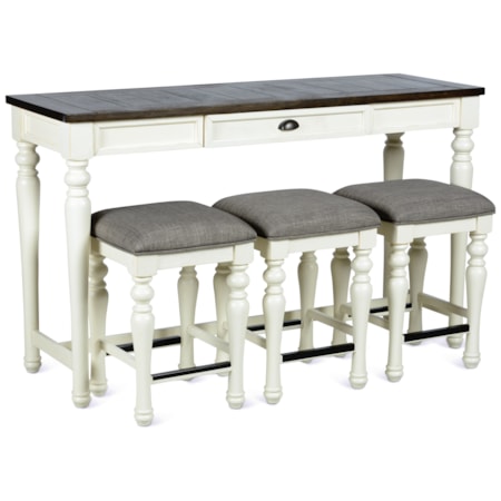 4-Piece Sofa Bar Set