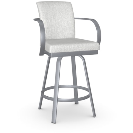 Upholstered Counter Height Swivel Stool