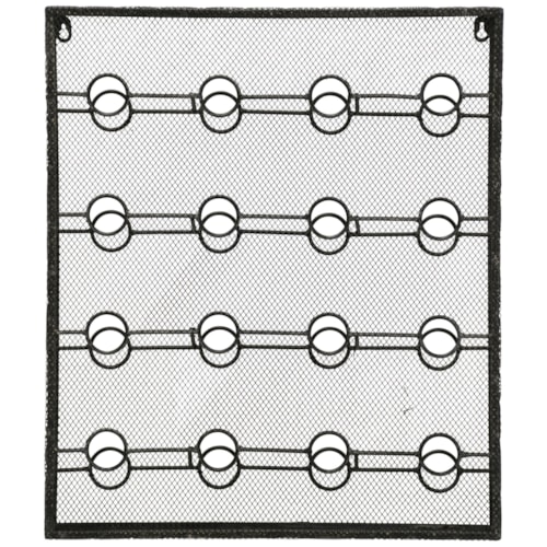 Black Mesh Hanging Wine Holder