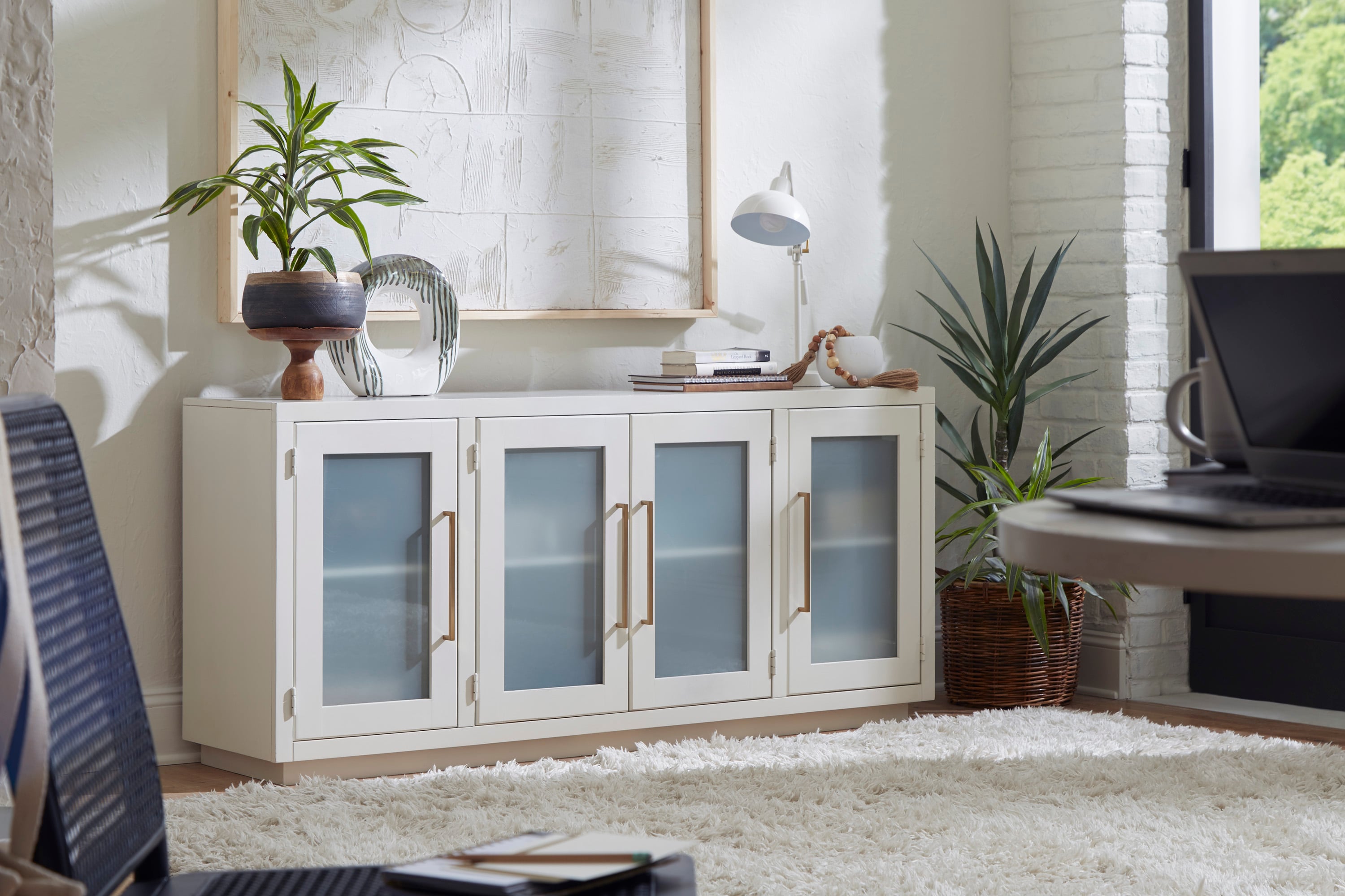 Aspenhome Perry 66" Console with 4 Doors