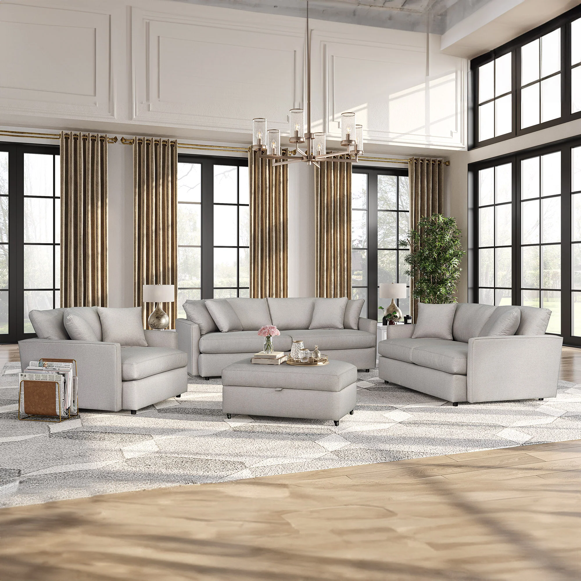 Legends Furniture Bishop Sofa Convertible Sofa