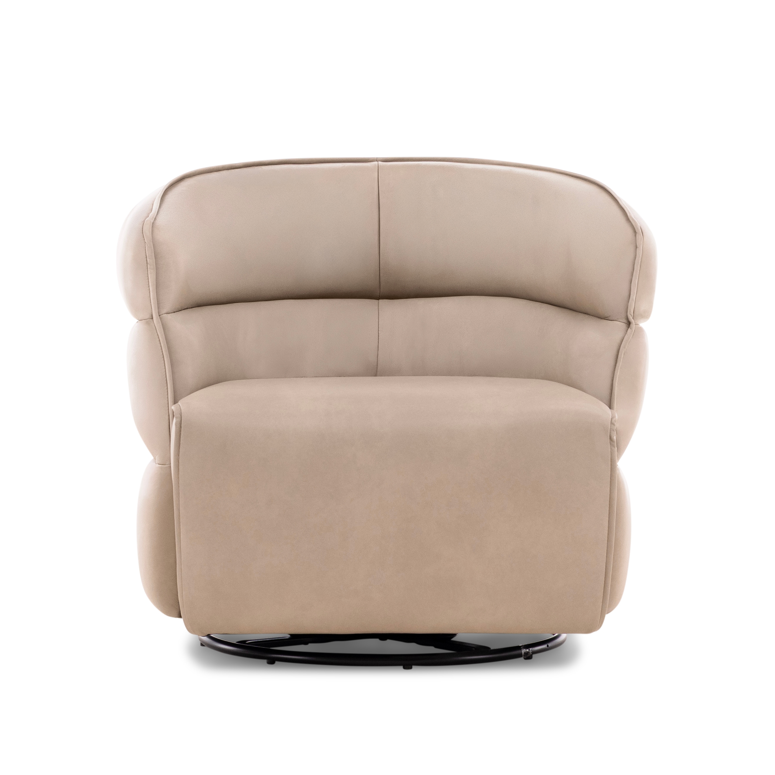 100 % Genuine Leather Swivel Chair
