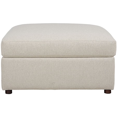 Transitional Storage Ottoman