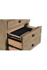 New Classic Allegra Transitional 3-Drawer Nightstand with USB Port