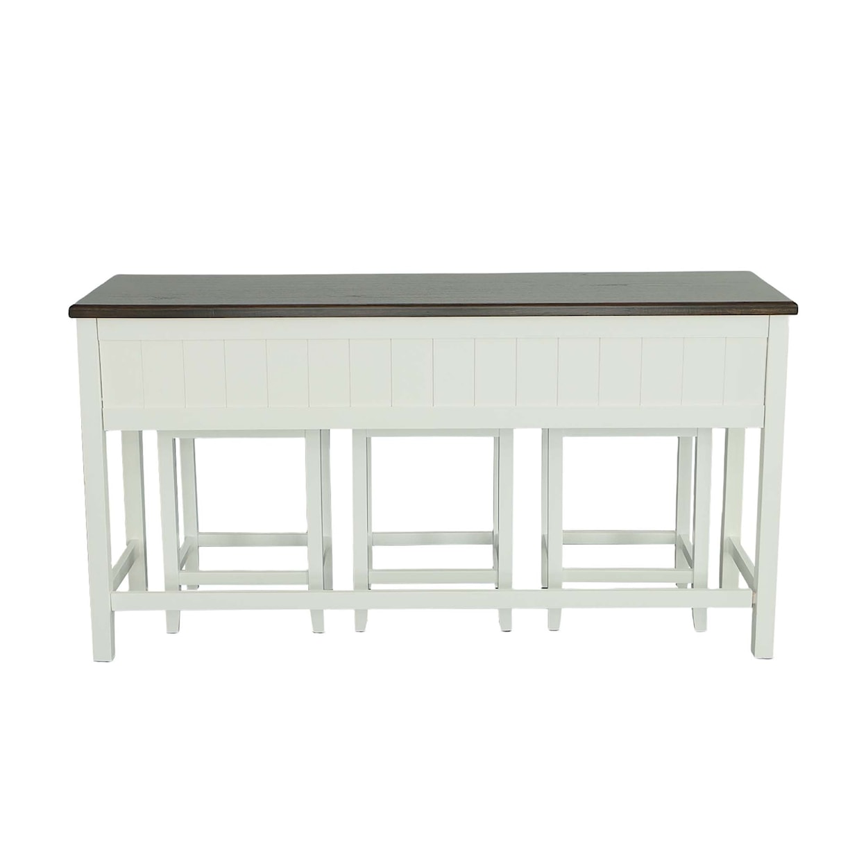 Progressive Furniture Study Hall Counter Table with Seats
