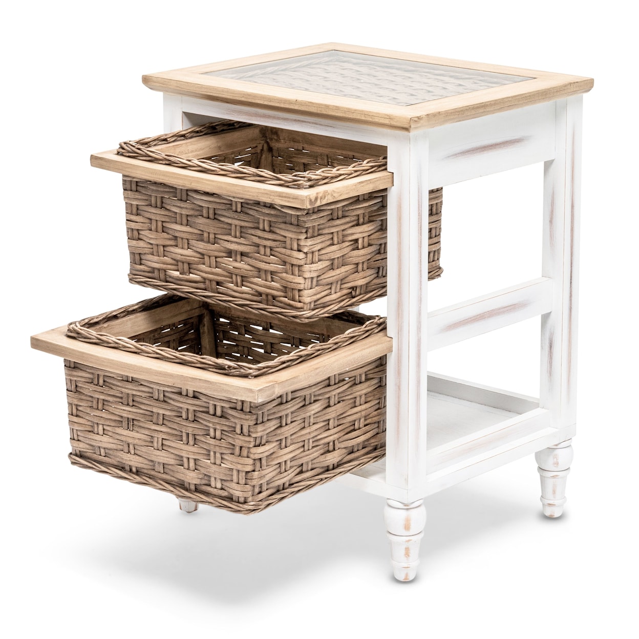 Sea Winds Trading Company Island Breeze Accent Basket Cabinet