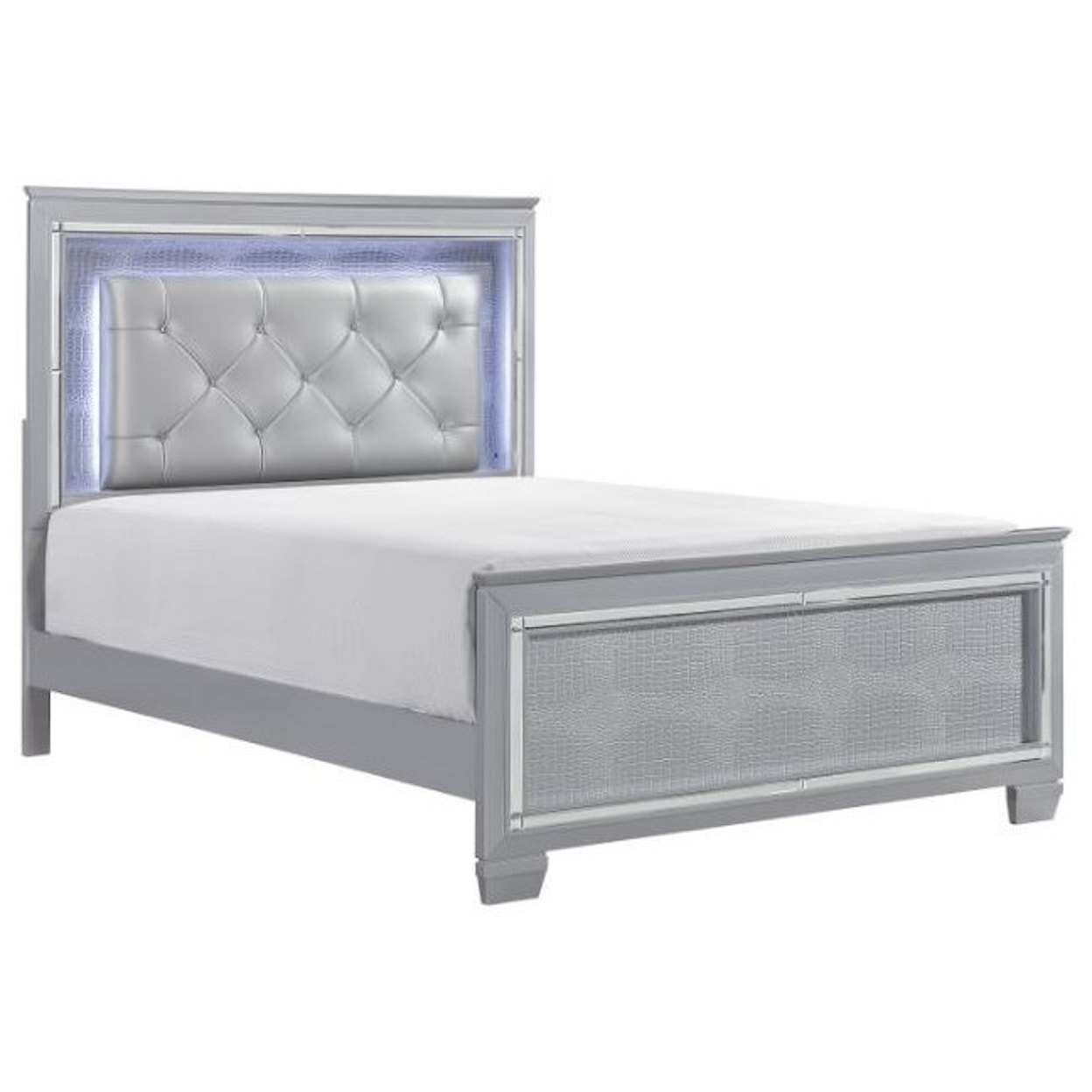Homelegance Furniture Allura Queen Panel Bed