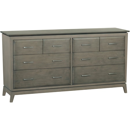 Contemporary 70"W Low Dresser