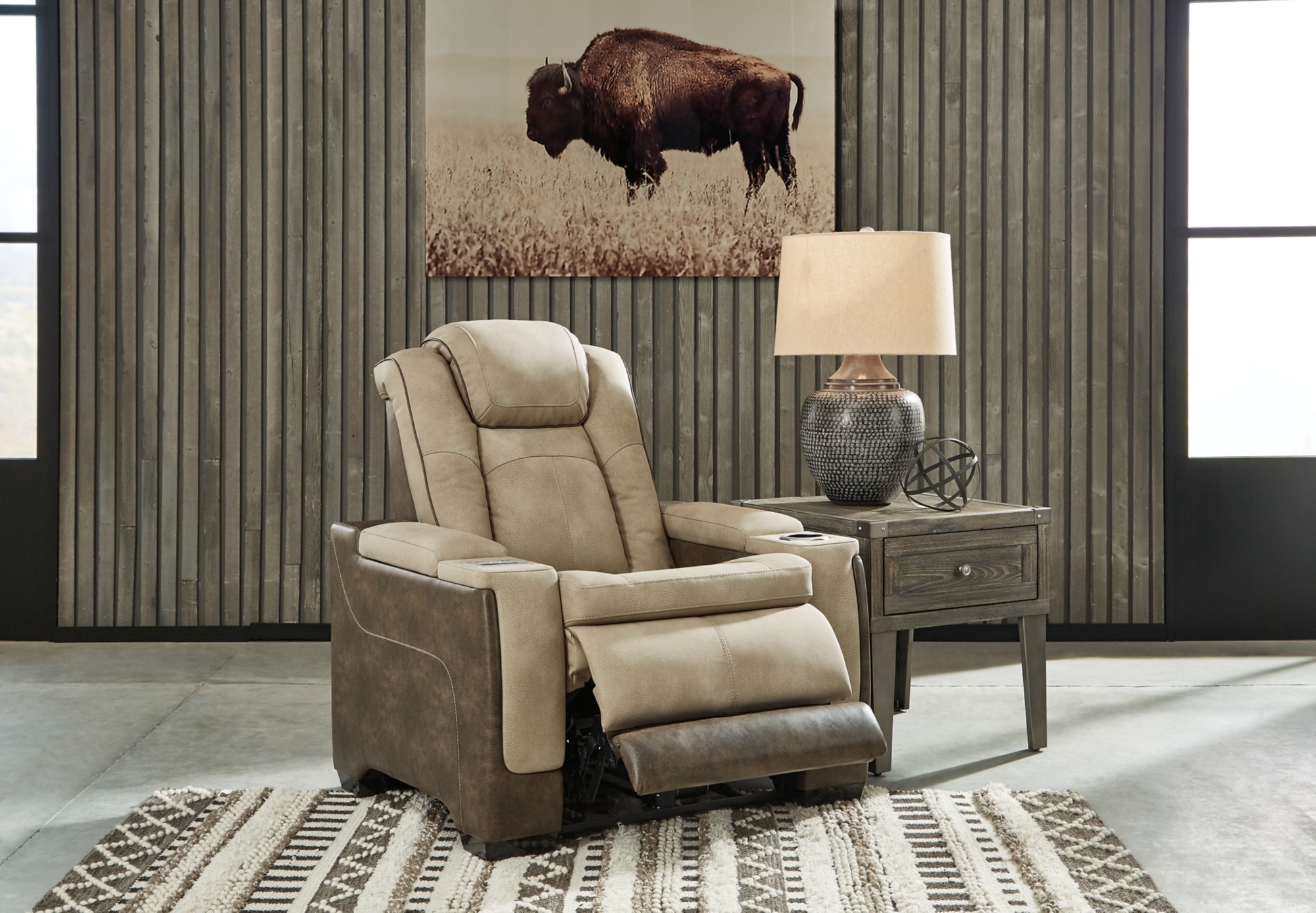 Signature Design Next-Gen DuraPella Pwr Recliner/Adj Headrest